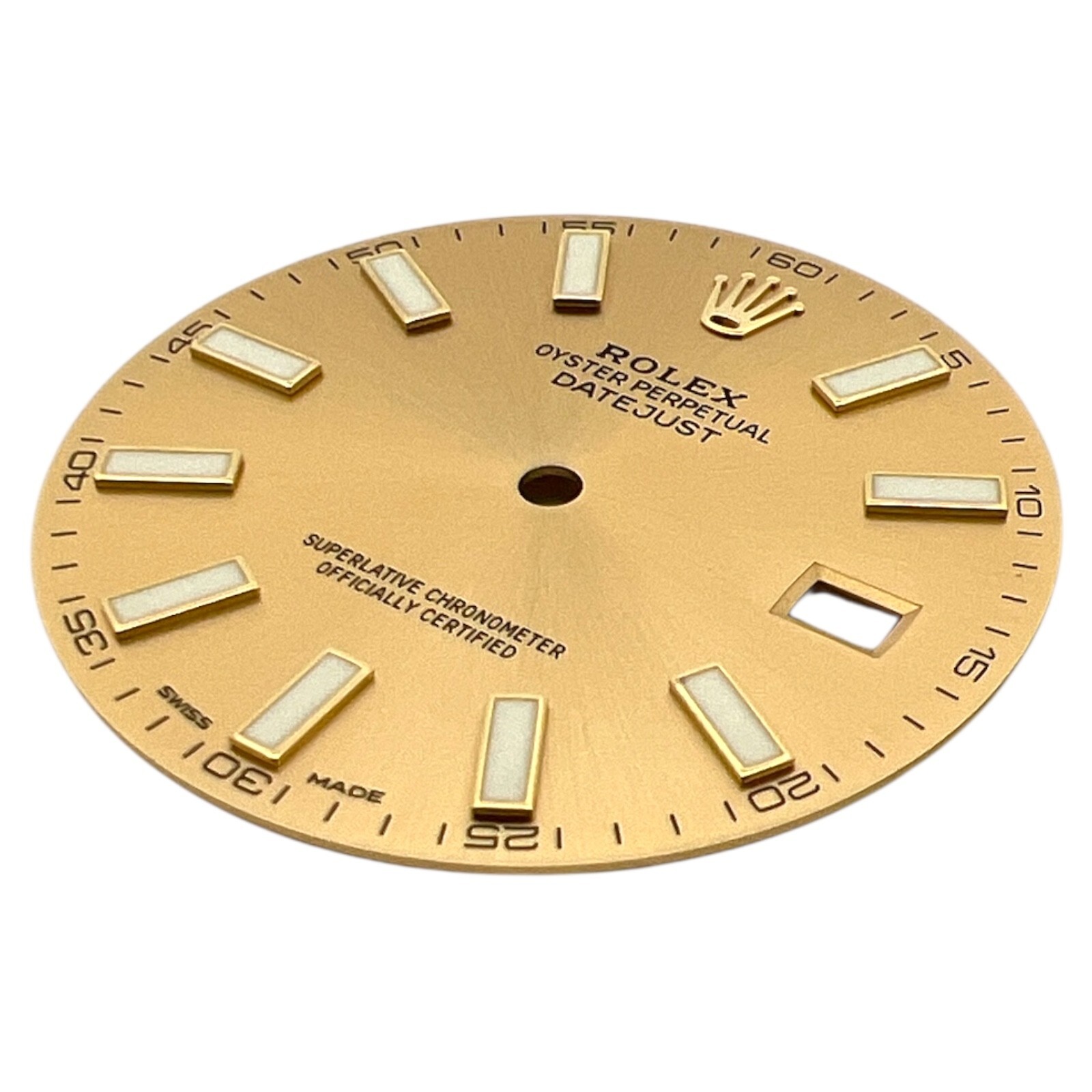 Genuine Rolex Oyster Perpetual Datejust 41mm Dial Champagne Gold 116333