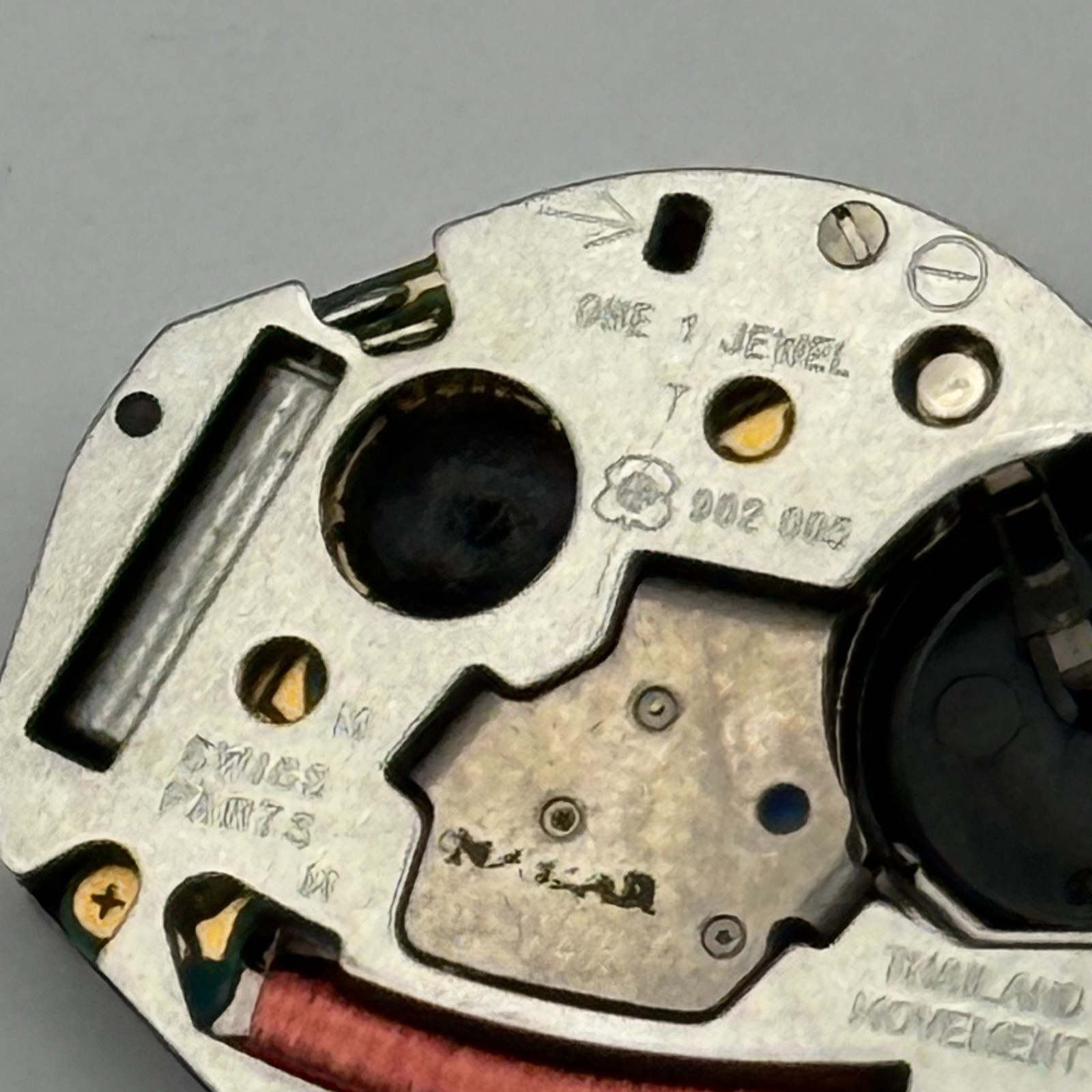 ETA 902.005 Watch Movement Quartz Swiss 1 Jewel Parts Repair Untested 15.2mm