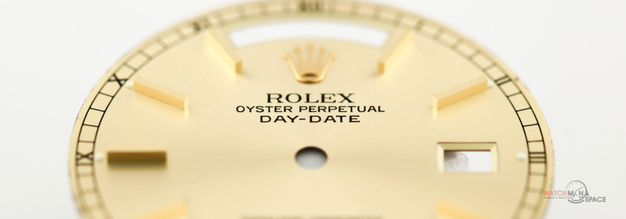 Original Men’s Rolex DayDate 36mm 18038,18238 Warm Silver Stick Dial 18KY #J16