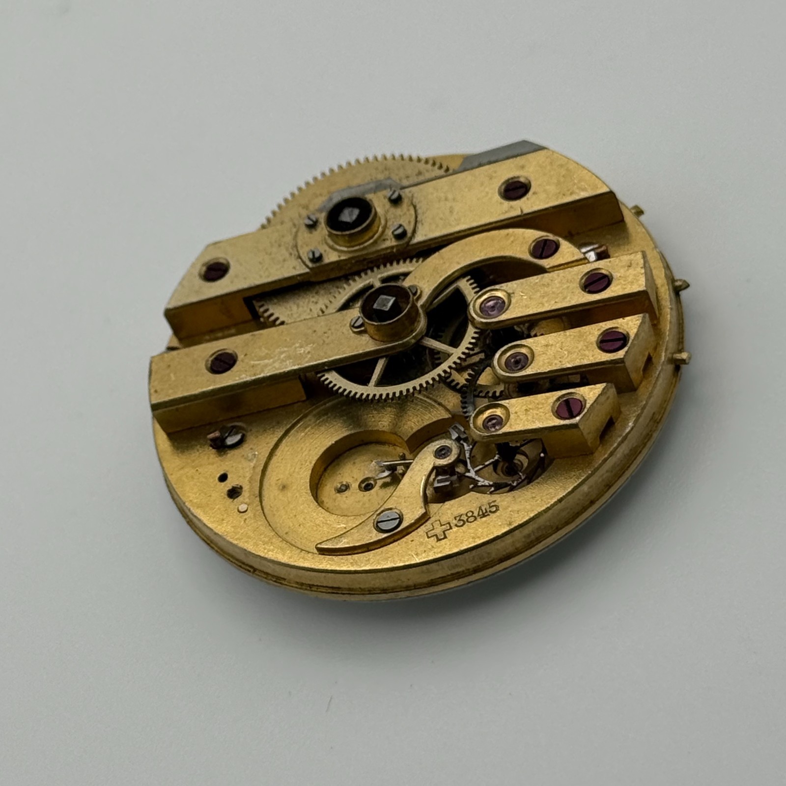 Louis-Ulysse Chopard Pocket Watch Movement – Patent 3845 – From 1891 – For Parts