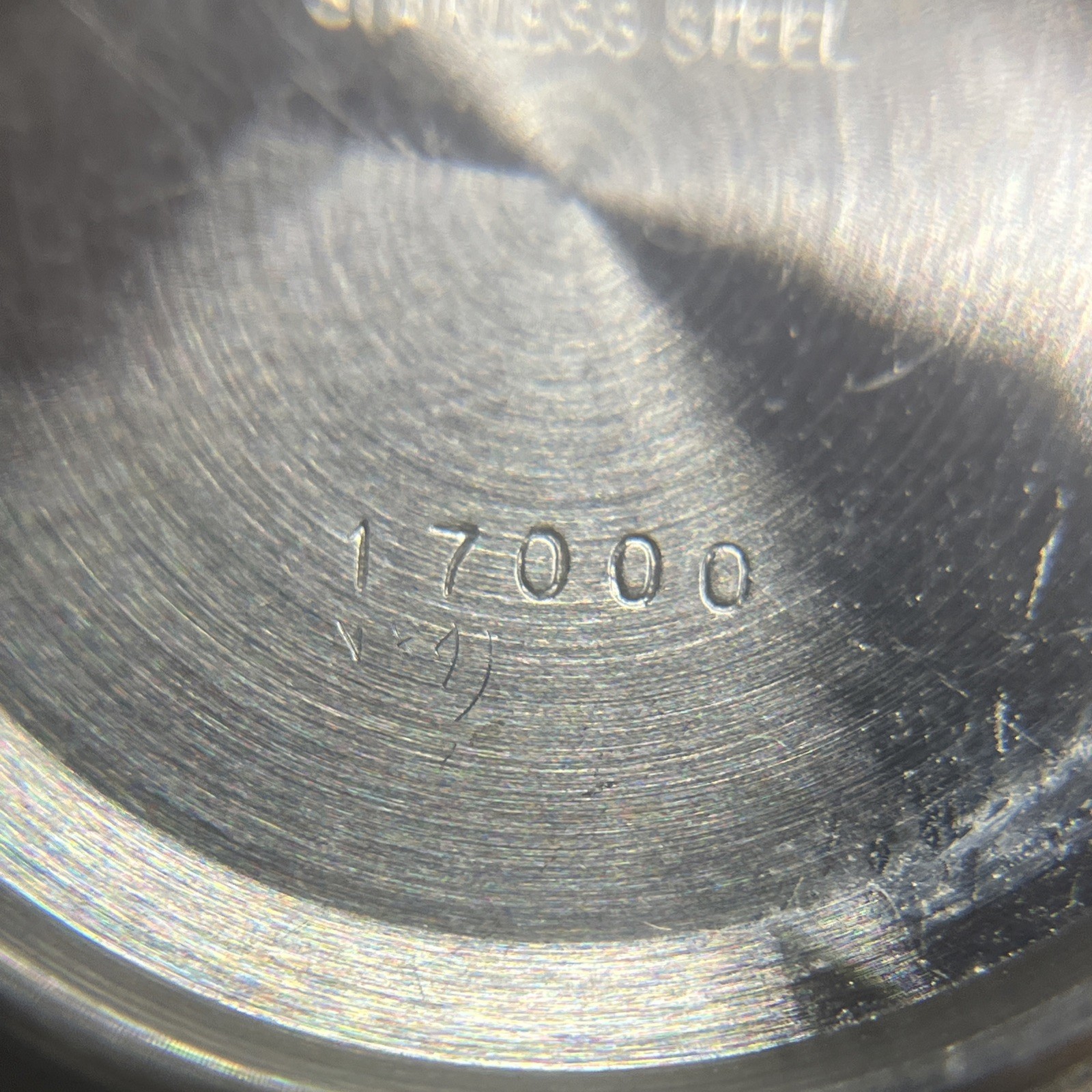 Genuine Rolex Oyster Quartz 17000 Case Back