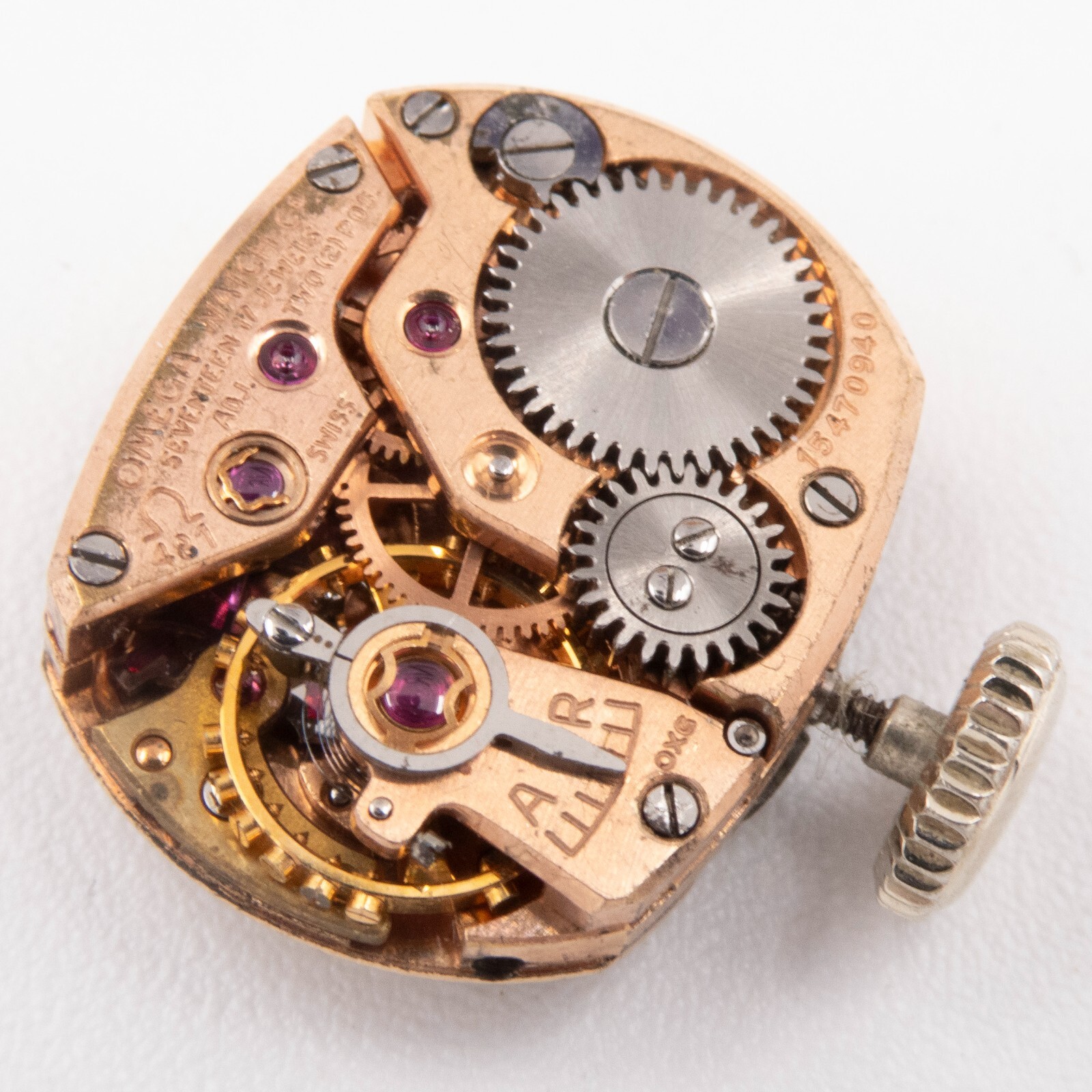 Vintage Omega Caliber 481 17-Jewel 2-Adjustment Wristwatch Movement, Runs