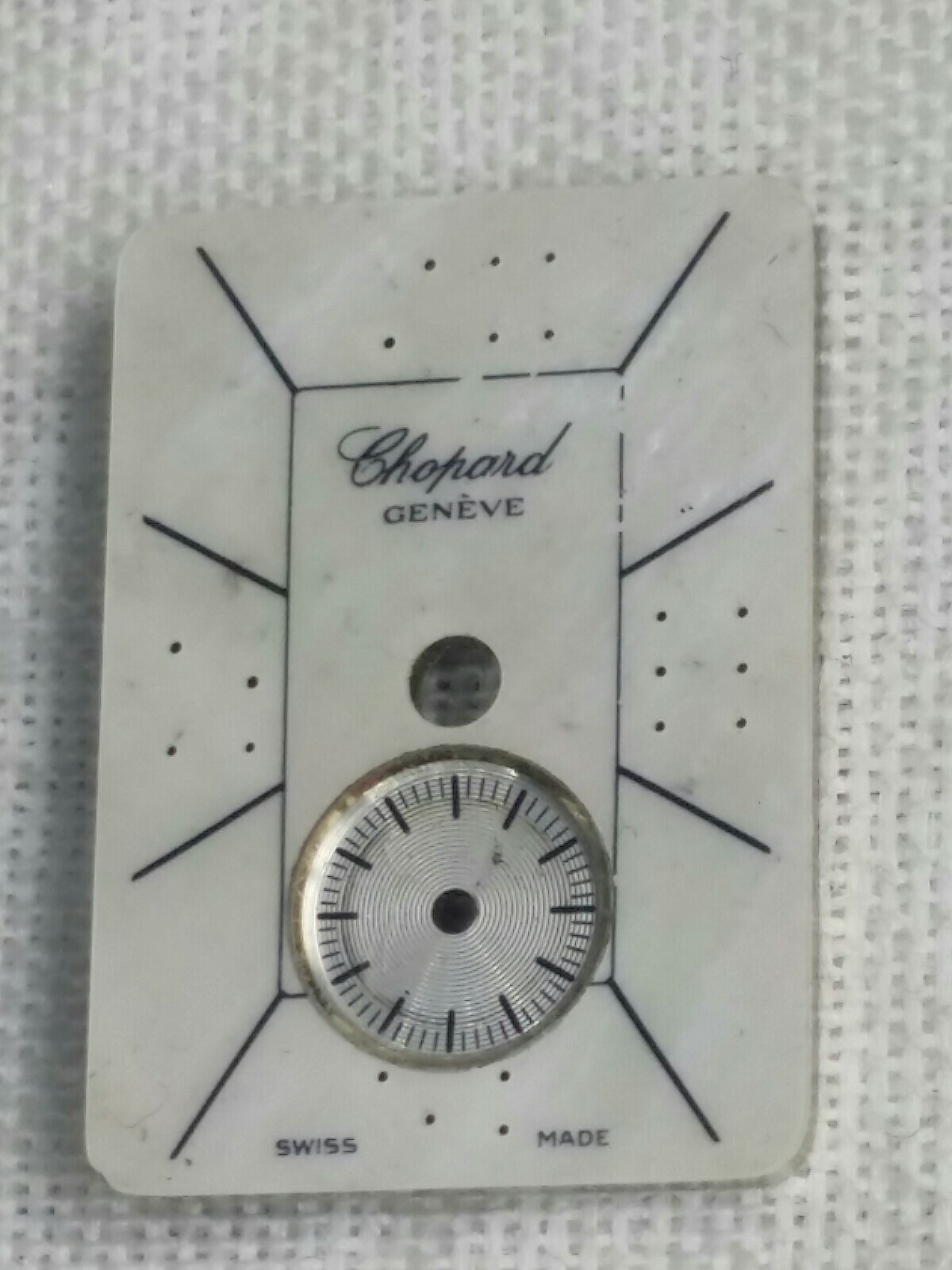vintage pearl chopard 18.8 x 13.3 mm Dial watch parts part swiss made repairs