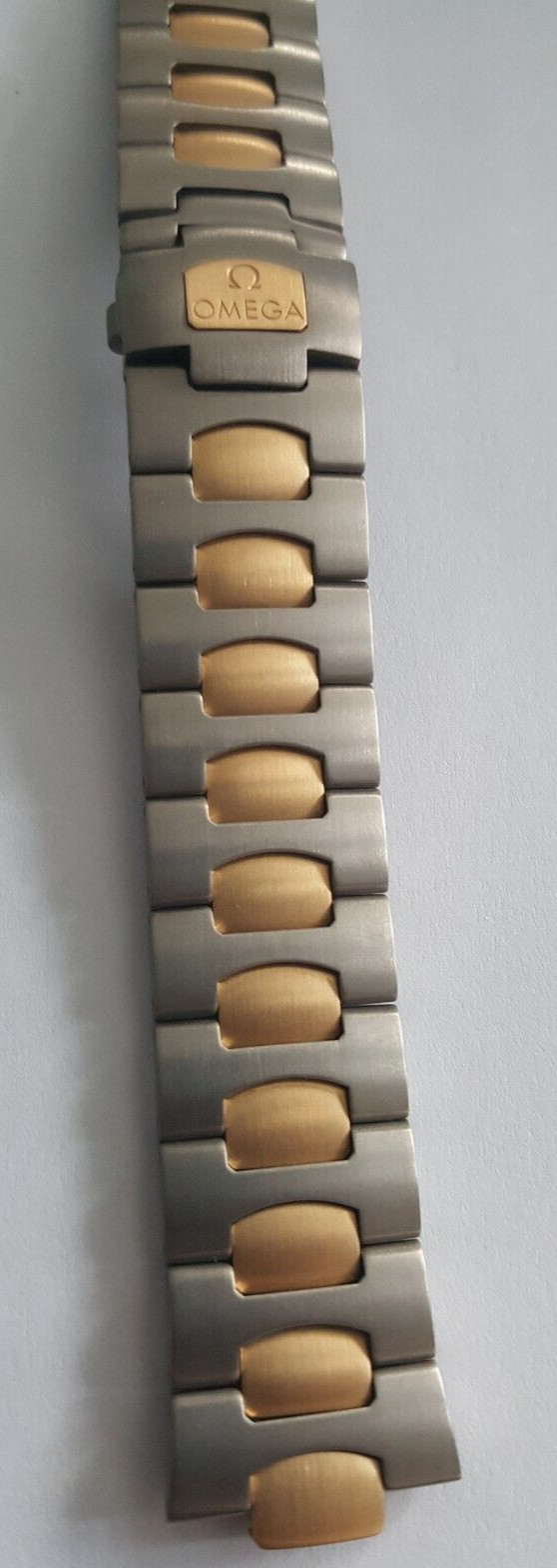 Omega Titanium-18KT Yellow Gold Plated Bracelet Number TB1475-448