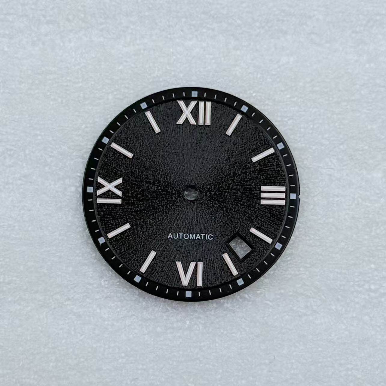 New NH35 Dial 31.8mm Black Purple Fit NH35/36 Movements Watch Accessories