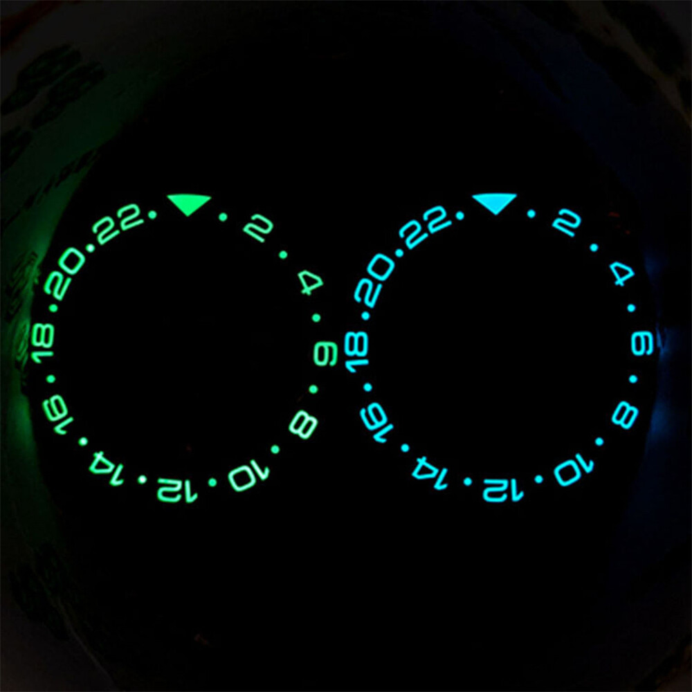 38mm Ceramic Bezel Ring Luminous Watch Bezel Insert for GMT Watch Repair Part