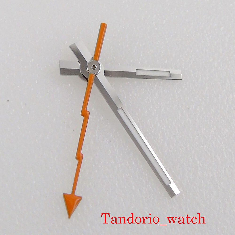 Stainless Steel Luminous Watch Hand Set Spare For NH35 MIYOTA 8215 ETA 2824 2836