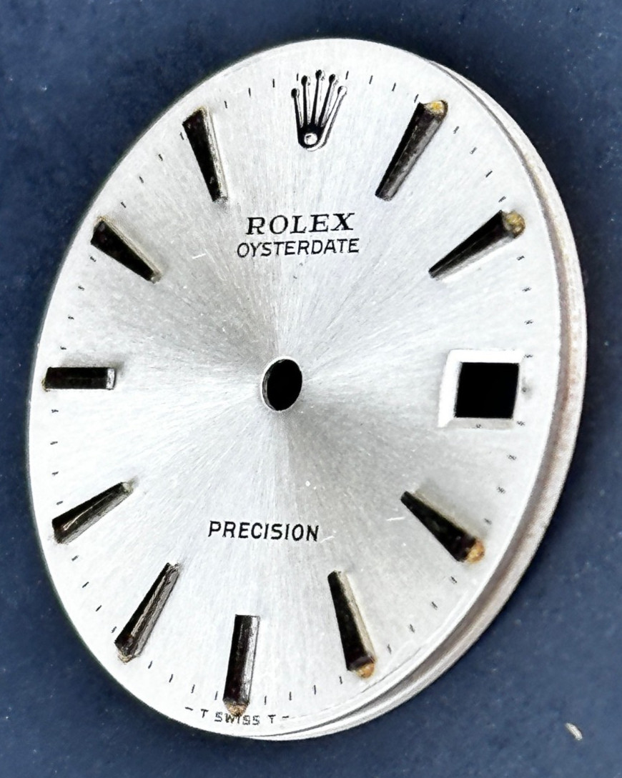 Vintage Rolex Oysterdate Precision Watch Dial For 6466