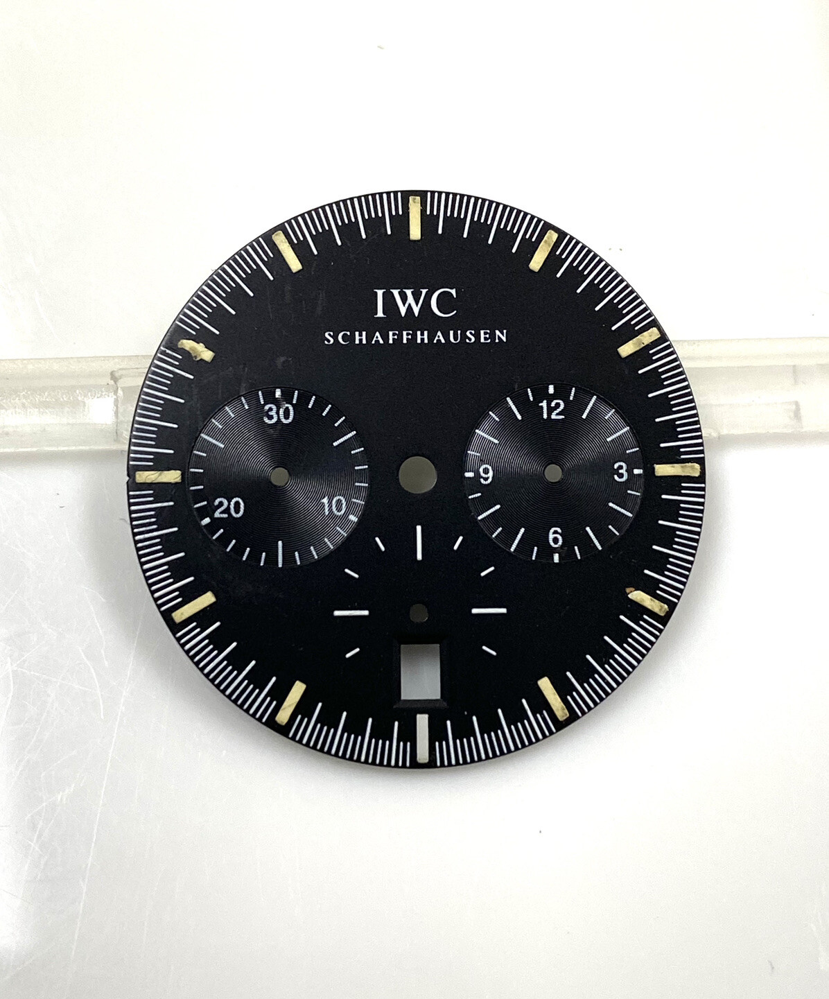 Original IWC GST SCHAFFHAUSEN Chronograph IW372701 Black 27mm Dial