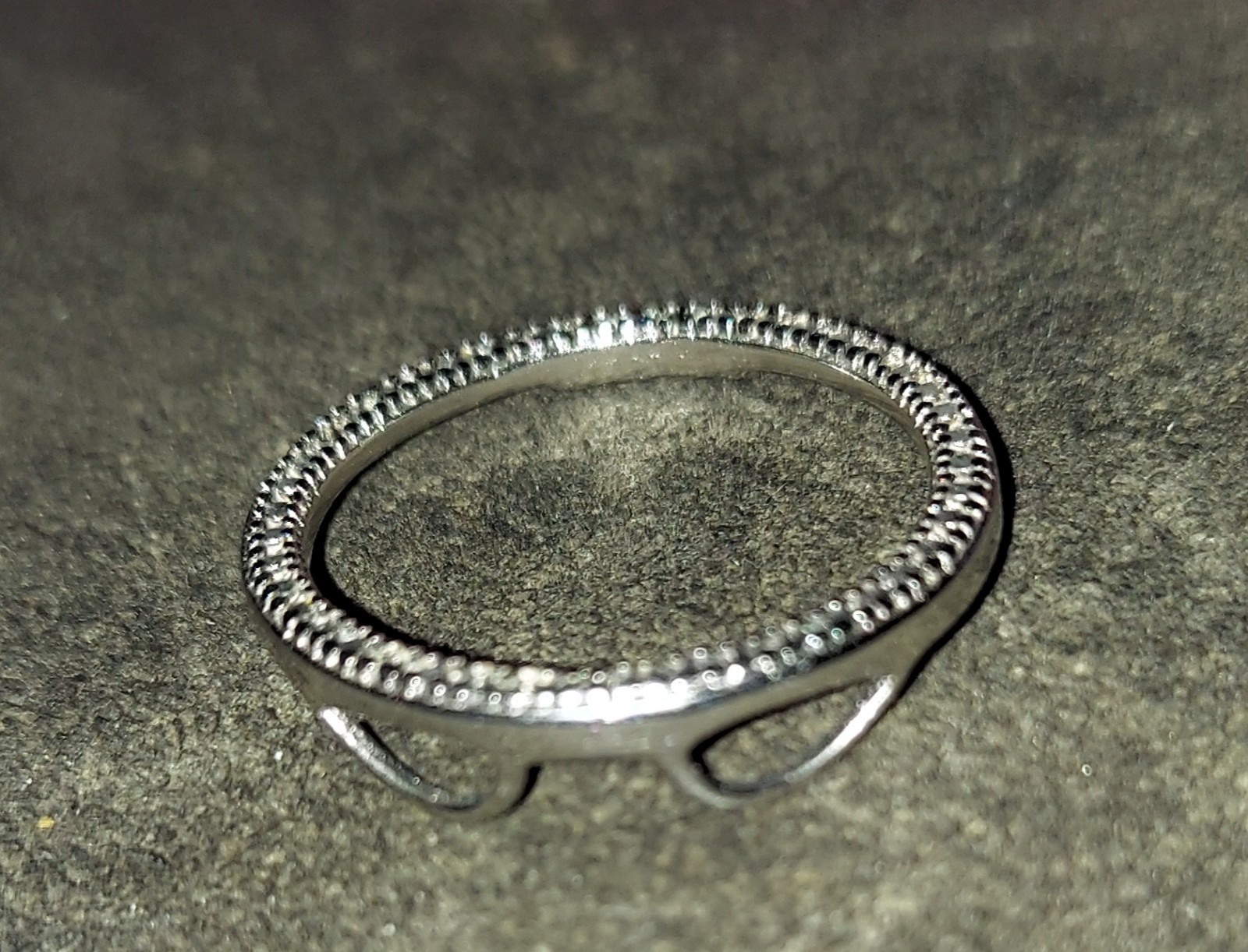 Sterling Silver 925 Watch Bezel Insert Silver Replacement Part for Watch