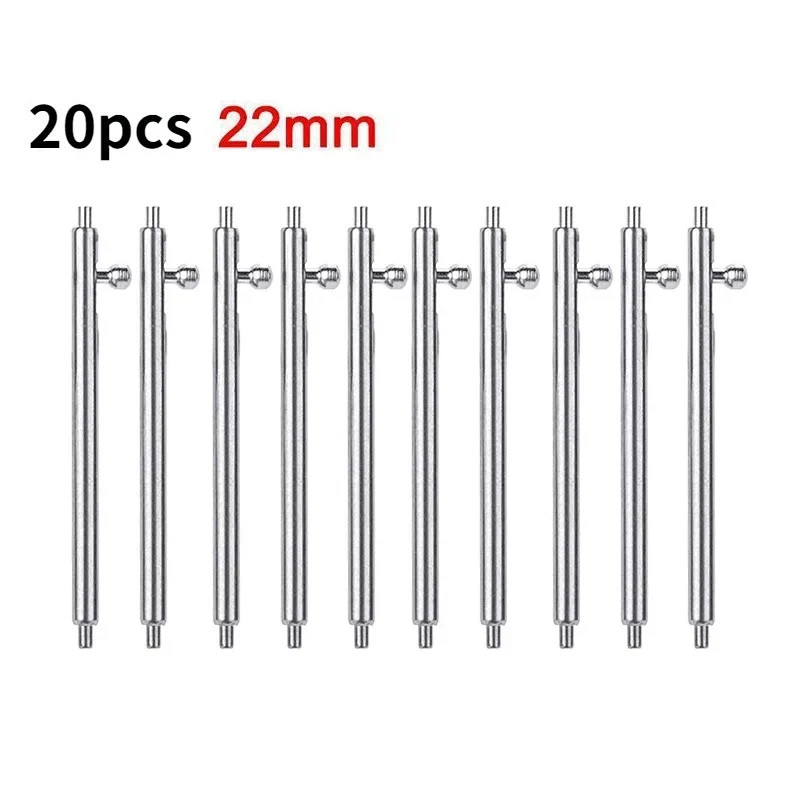 20pcs Watch Strap Spring Bars 12mm 24mm Quick Release Pins Repair Tools Kit
