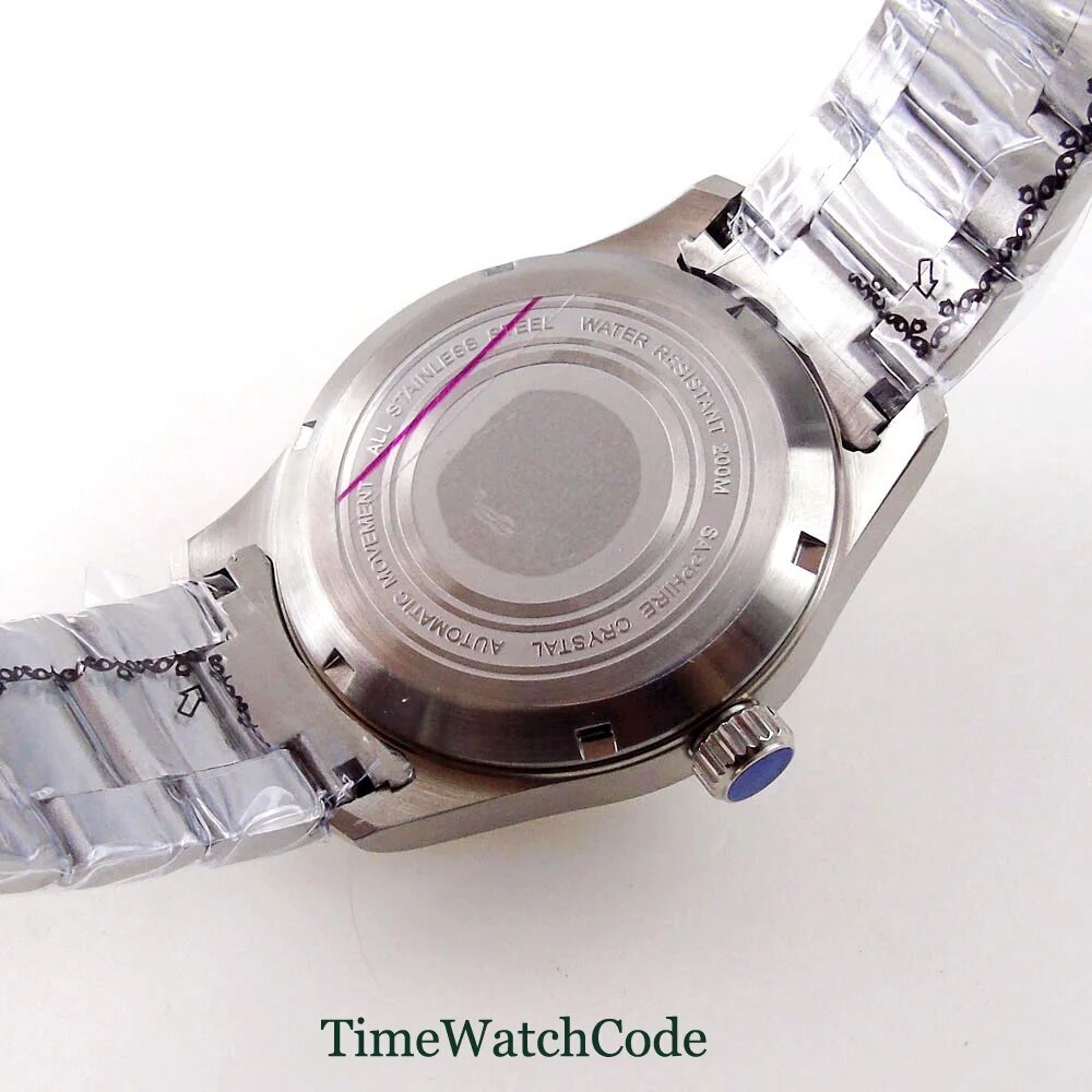Fit NH34 NH35 NH36 PT5000 Watch Case 39mm 36mm 200m Waterproof 316L Steel 20ATM