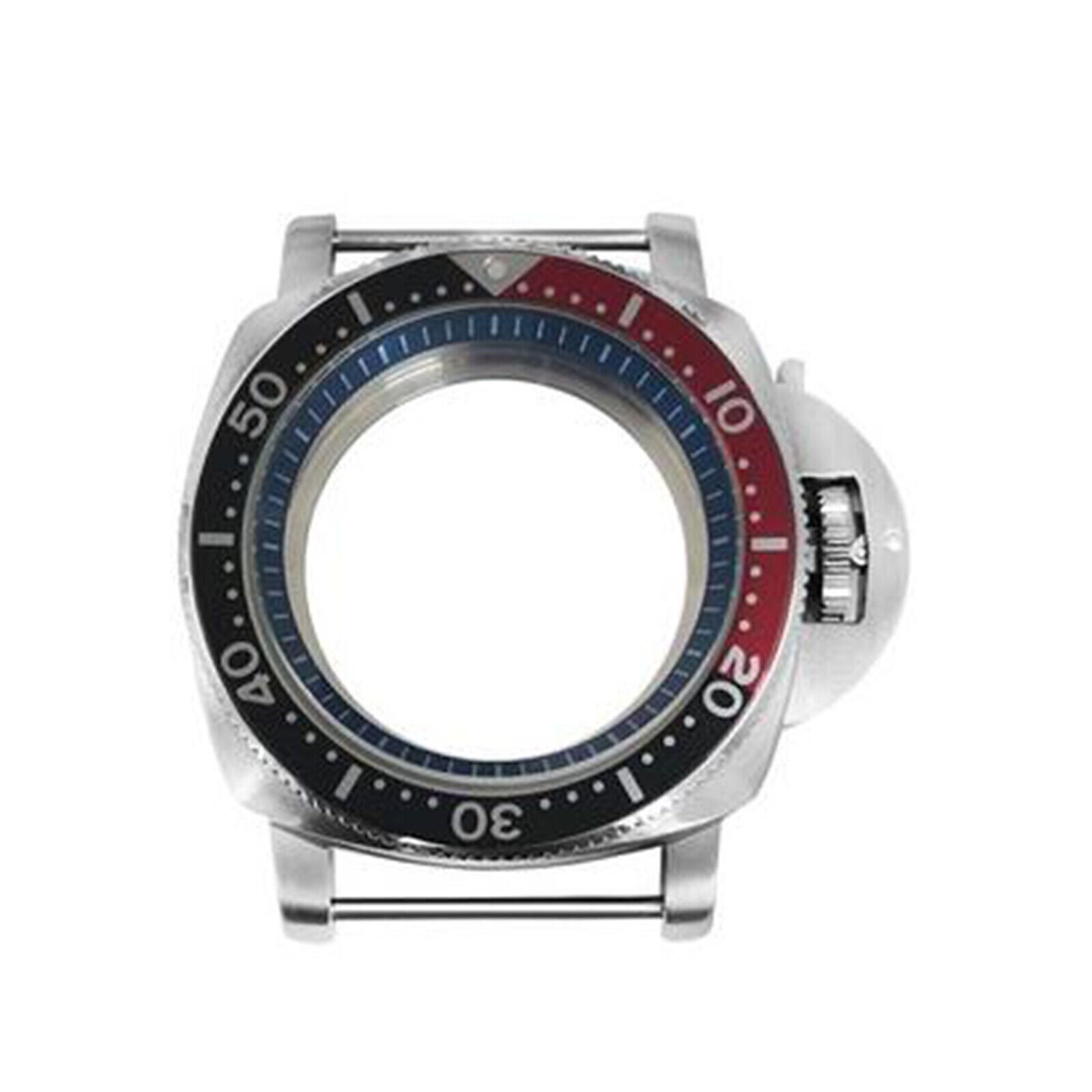 316L Stainless Steel Watch Case Bezel Dark Blue Inner Ring Modified Kit for NH35