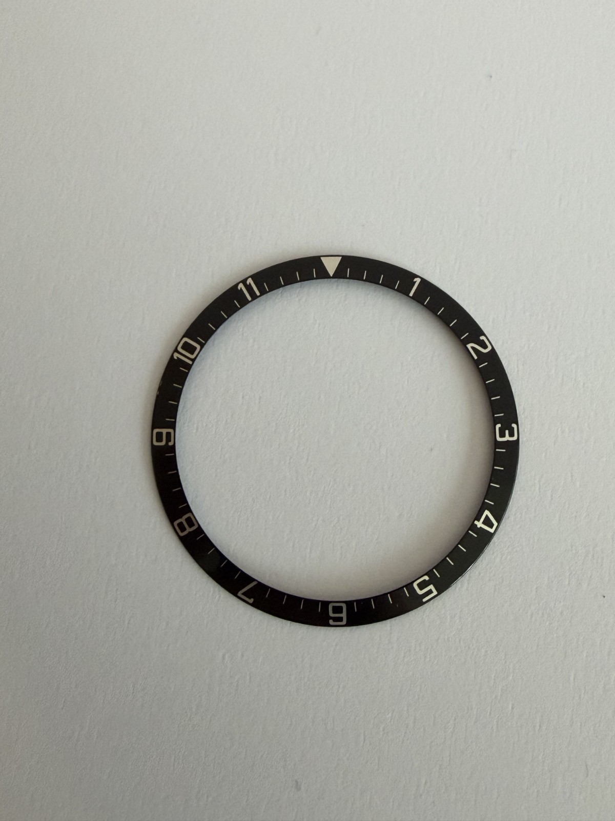 ORIGINAL Bezel Insert 315-79270-1 Black with silver numbers For Tudor Tiger