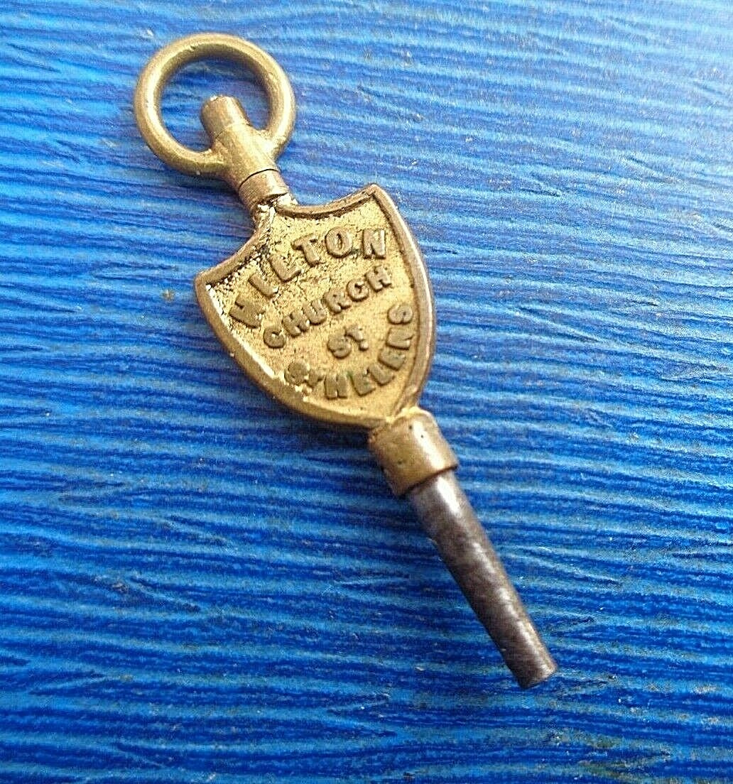 Advertising Pocket Watch Key – Hilton of Church Street in St. Helens Merseyside