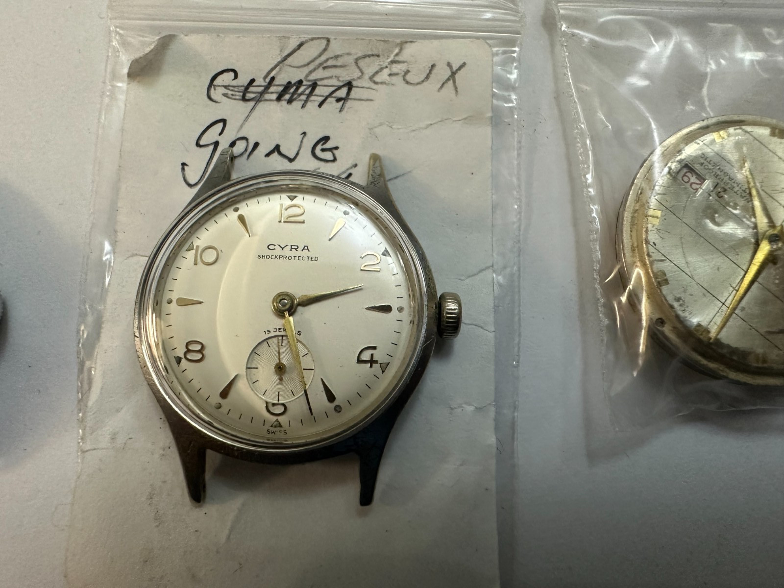Job lot of 8 watches – Cyra, stevenson bros, normana, viceroy, camos astro 1124