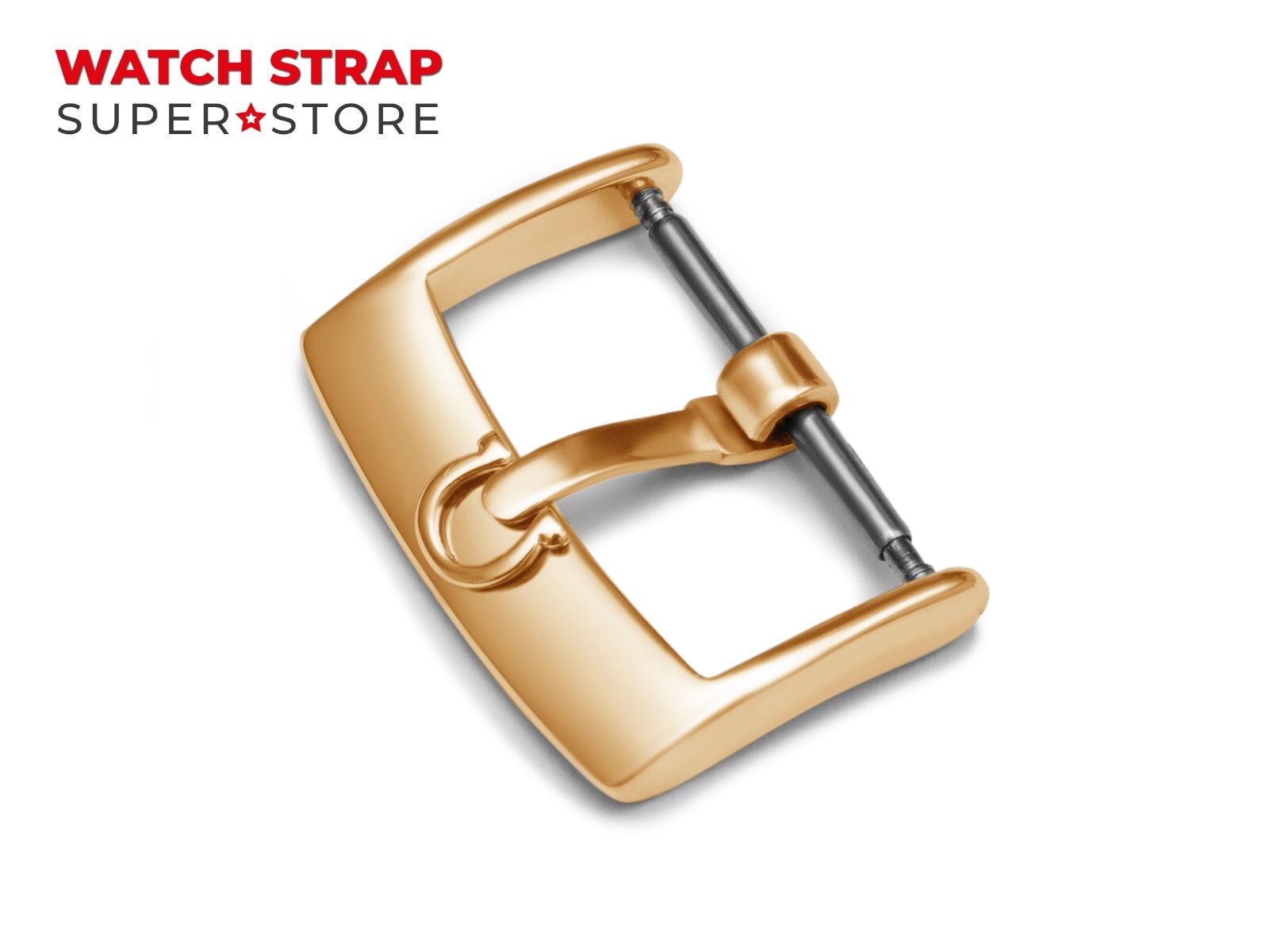 16 18 20mm for OMEGA Watch Buckle Clasp Leather Rubber Strap Band Silver Gold