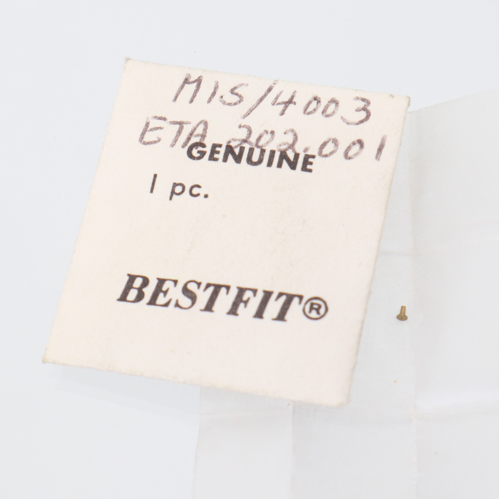 Genuine ETA 202.001 Clutch Lever Screw Watch Part NOS 51.060 (G5D13)