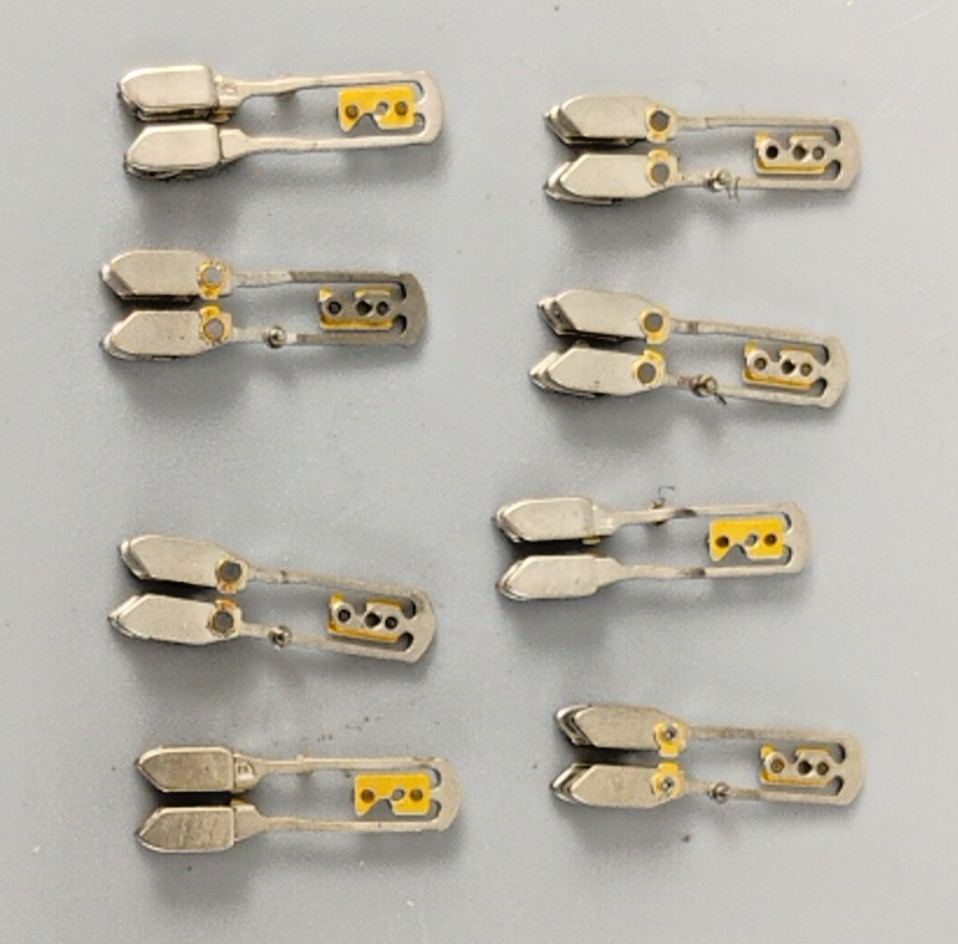Bulova Accutron 2300 Tuning Fork Watch Movement Parts LOT of 8 – Untested