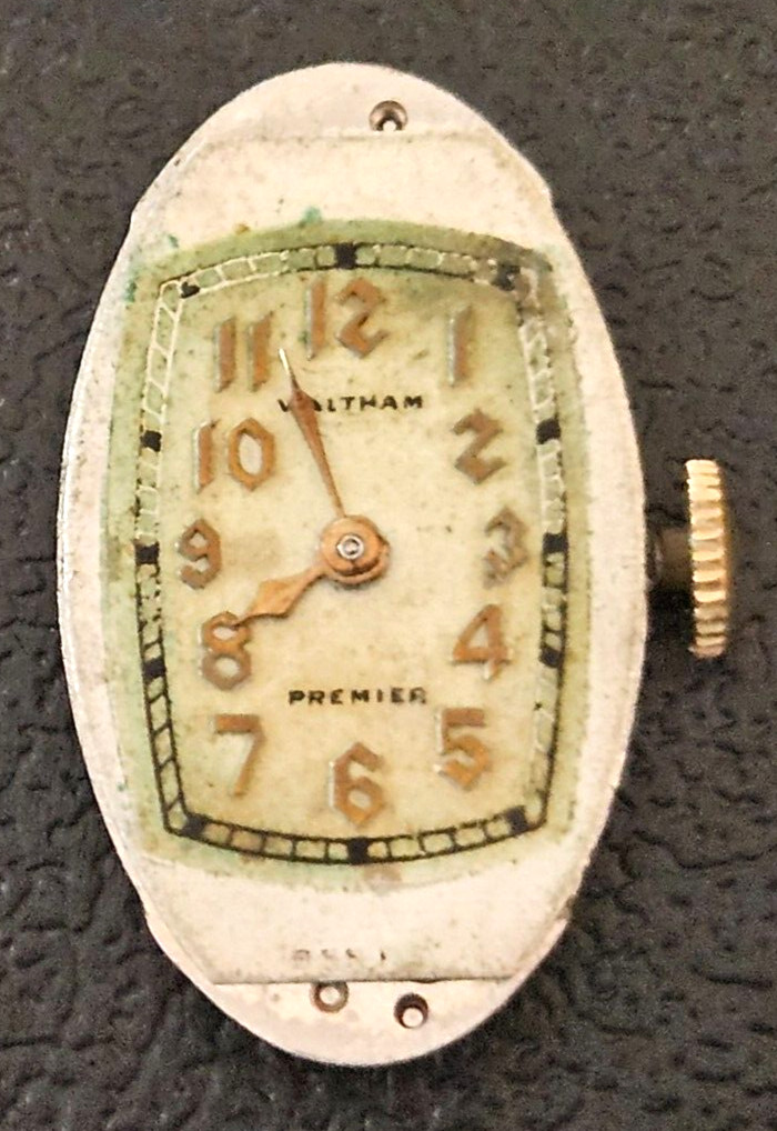 1937 WALTHAM 887 8.75L 17J WATCH MOVEMENT (BALANCE RUNS WITH ROTATION) LOT.125