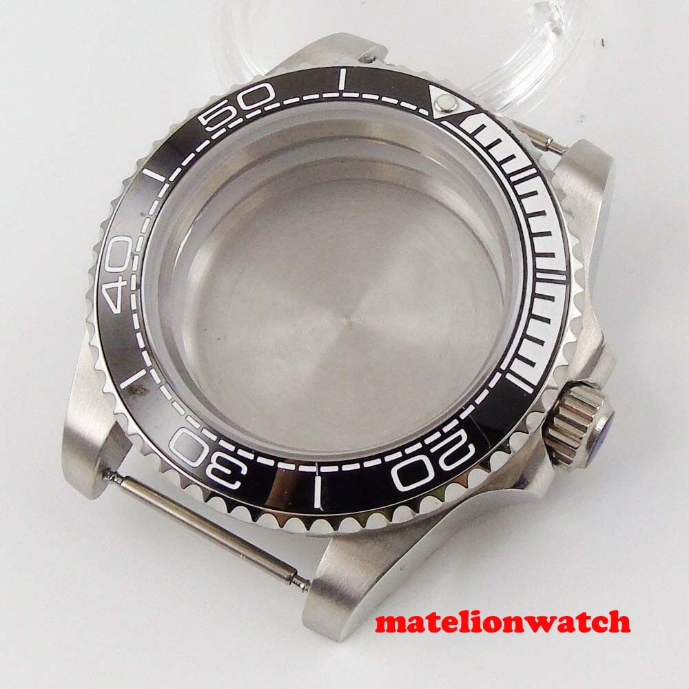 40mm Sapphire Glass Watch Case Fit NH35A Miyota8215 821A ETA2824 DG2813 PT5000