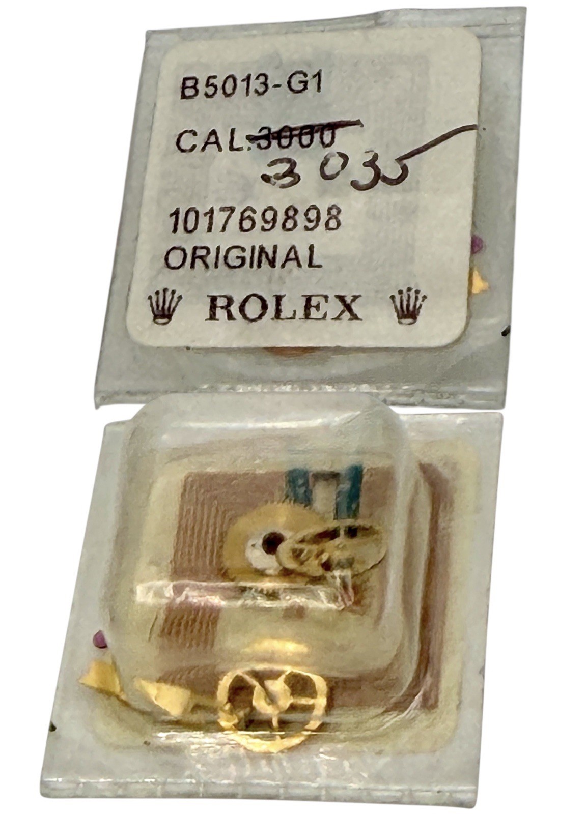 ROLEX Caliber 3035 B5013-G1 101769898 Calendar +Third Wheel+ Balance Stop Parts