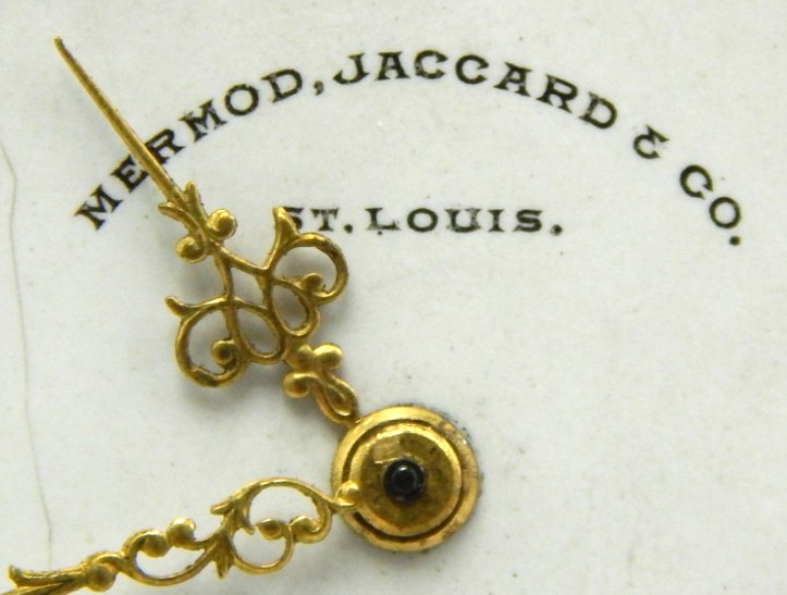 Antique Pocket watch movement Elgin GR 247 3 finger Pr Label St Louis Constant