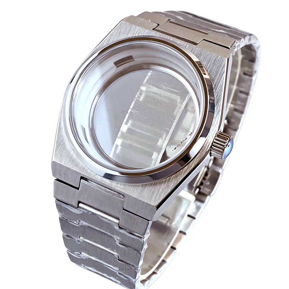 PRX 10ATM Brushed Steel Watch Case Sapphire 32mm Dial Lume For NH35 NH36 ETA2824