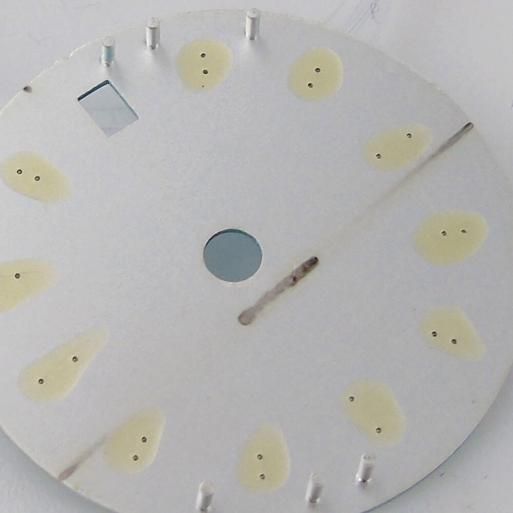 29MM GMT Black White Blue Dial Luminous Dial For MOD Dial Japan NH34A movement