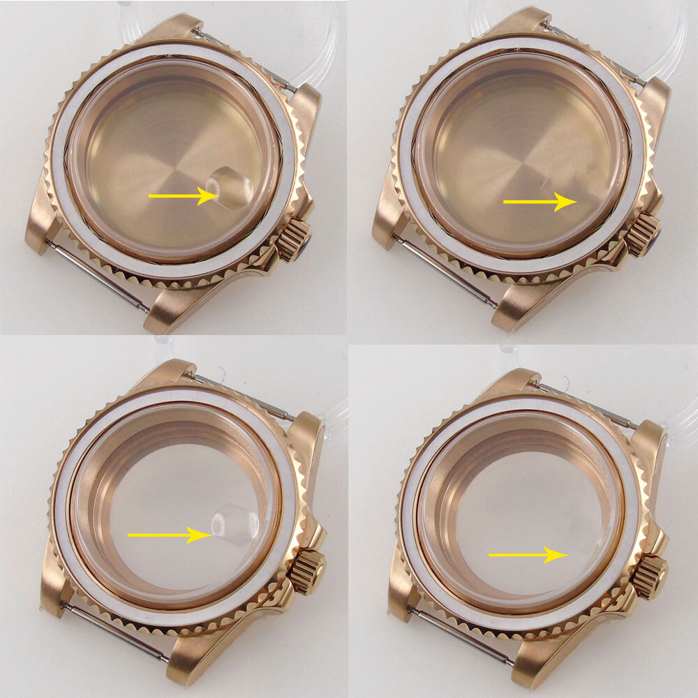 For NH35 NH36 MIYOTA 8215 ETA 2836 DG 40mm 316L Stainless Steel Watch Case Parts