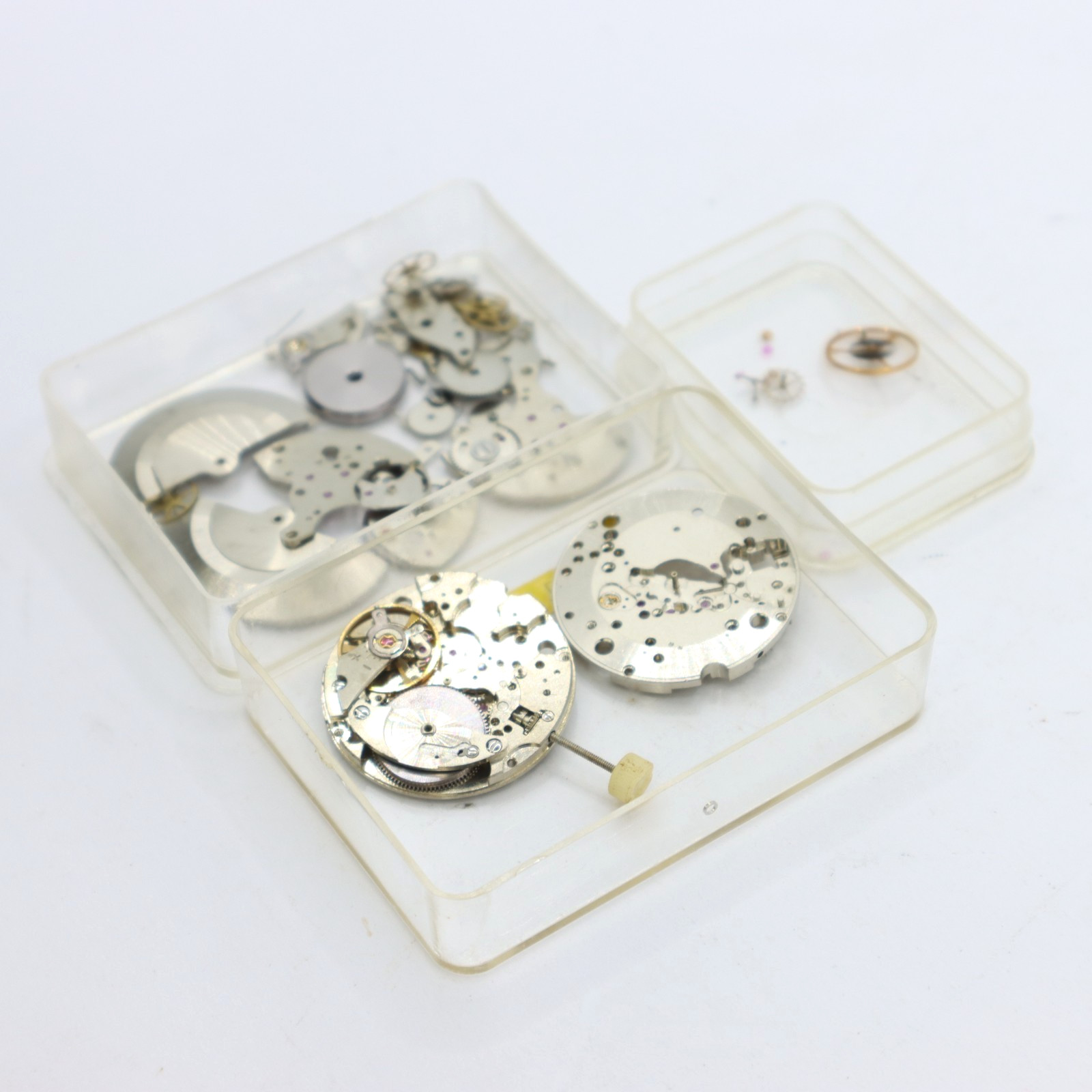 Assorted AS Cal. 1712 1713 Automatic Swiss Watch Parts For Restoration Projects