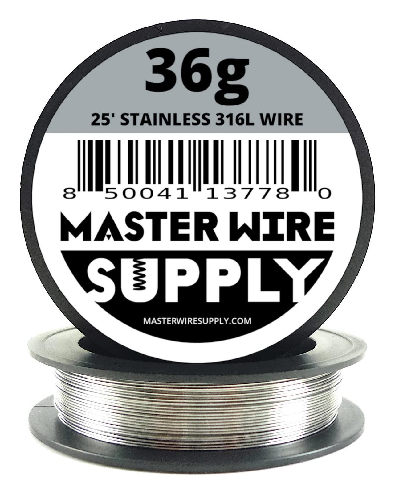 Stainless Steel 316L – 25′ – 36 Gauge Wire – 25ft – 0.13mm – 0.005in – – Made…