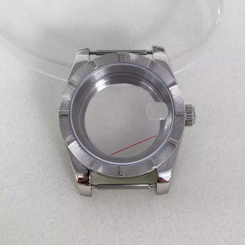 39mm Watch Case Sapphire Crystal for NH35/36/4R Movement See-Through Case Back