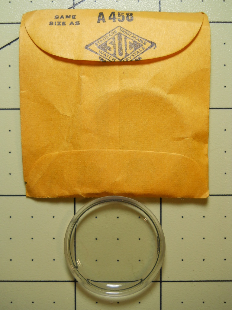 SUC AL455-5 GS-A458 Watch Crystal Fit Orvin – 28.9 mm Diameter Replacement