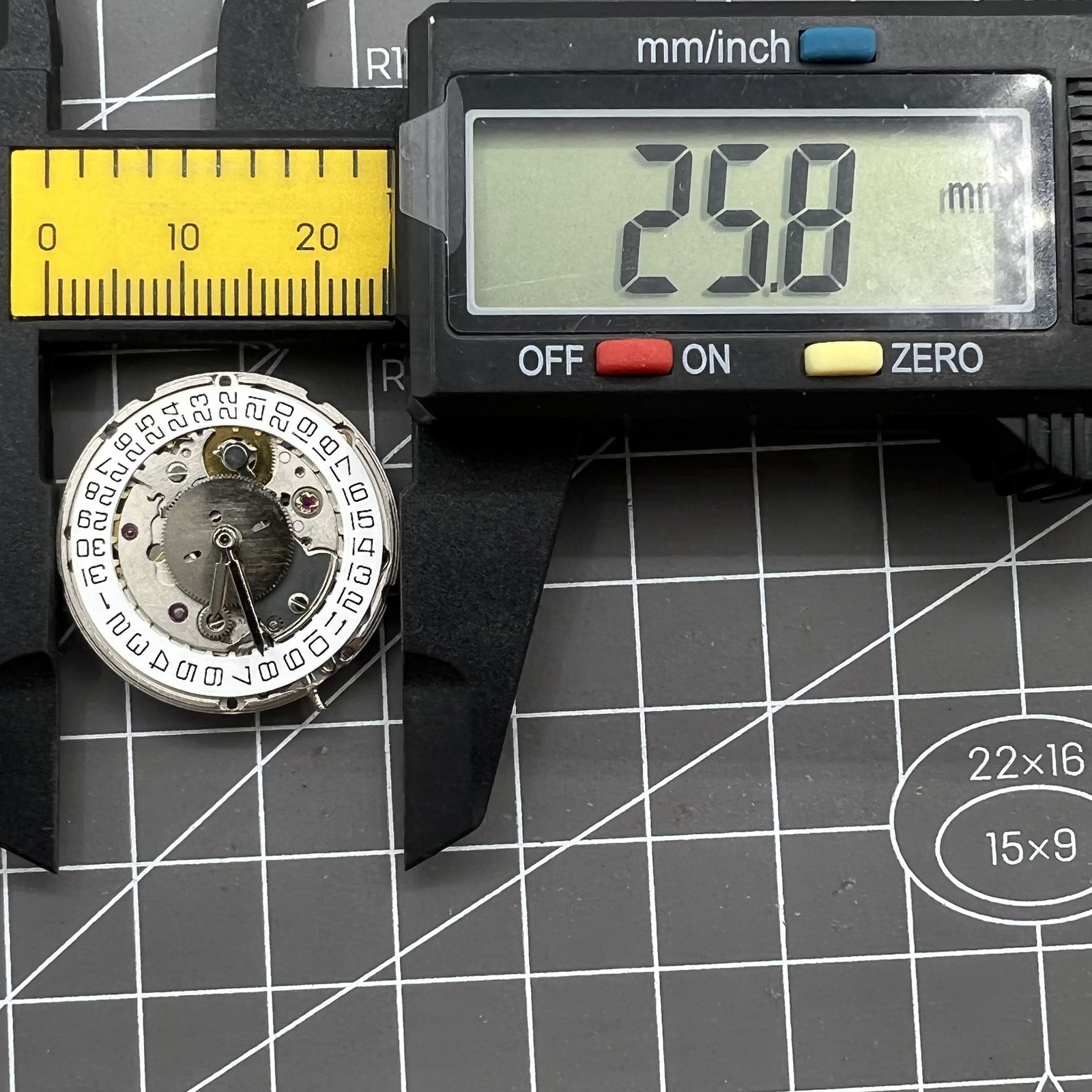 HZ6460 4 Hands Automatic Mechanical Movement for ETA 2836-2 GMT