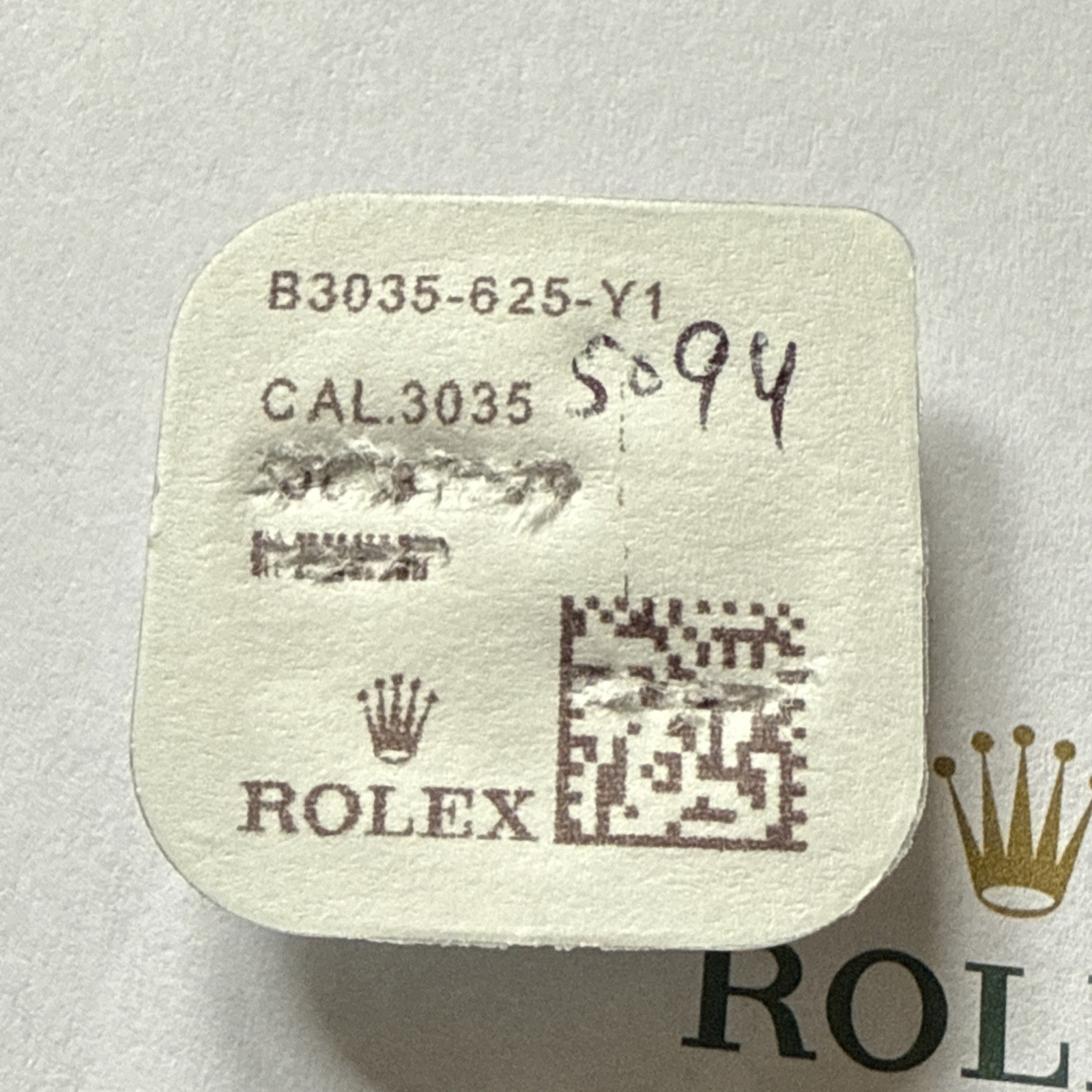GENUINE Authentic Rolex 3035 5094 Date Wheel, New Sealed Package