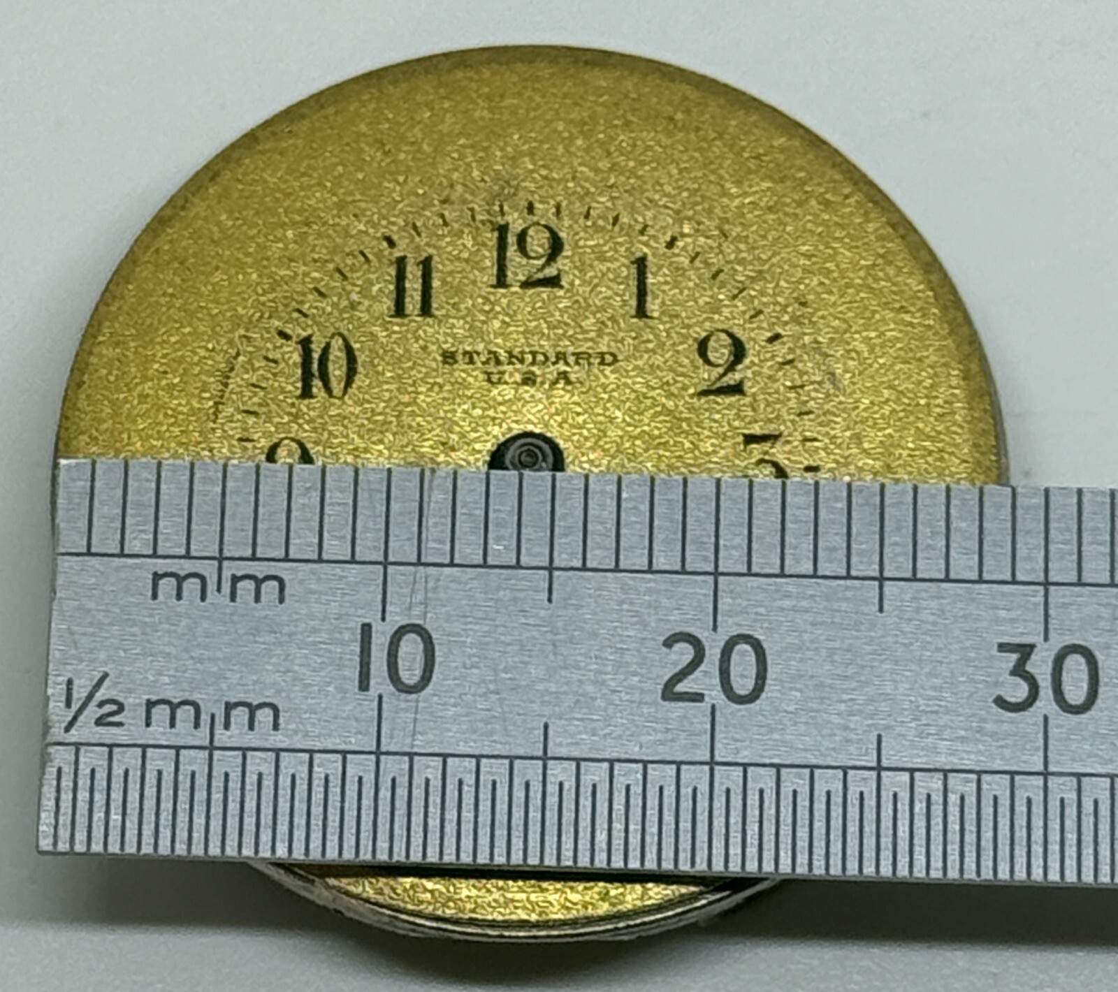 NEW YORK STANDARD WATCH MOVEMENT 7 Jewels USA Does Not Run/For Parts