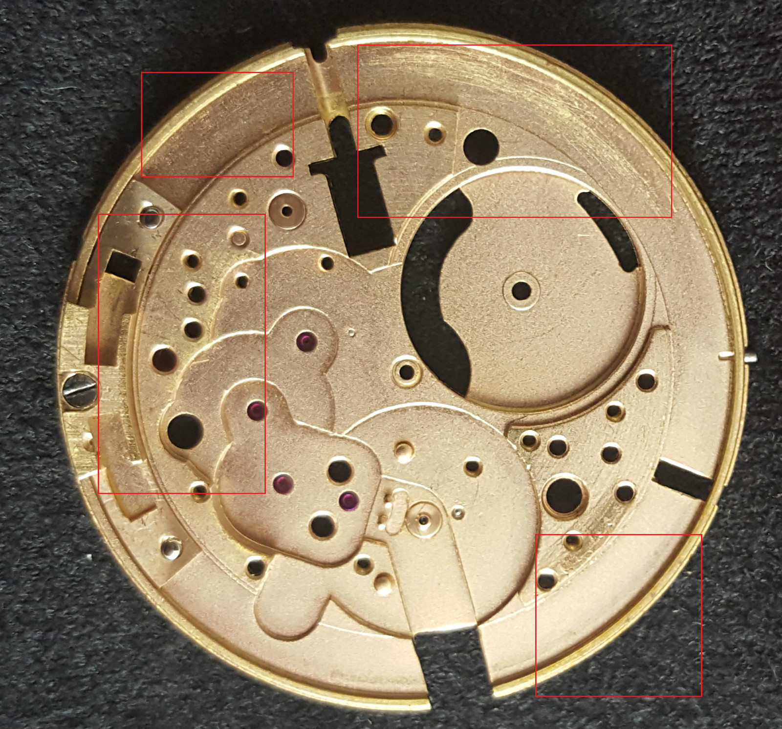 Omega Caliber 342 Part Number 1000 (Mainplate)