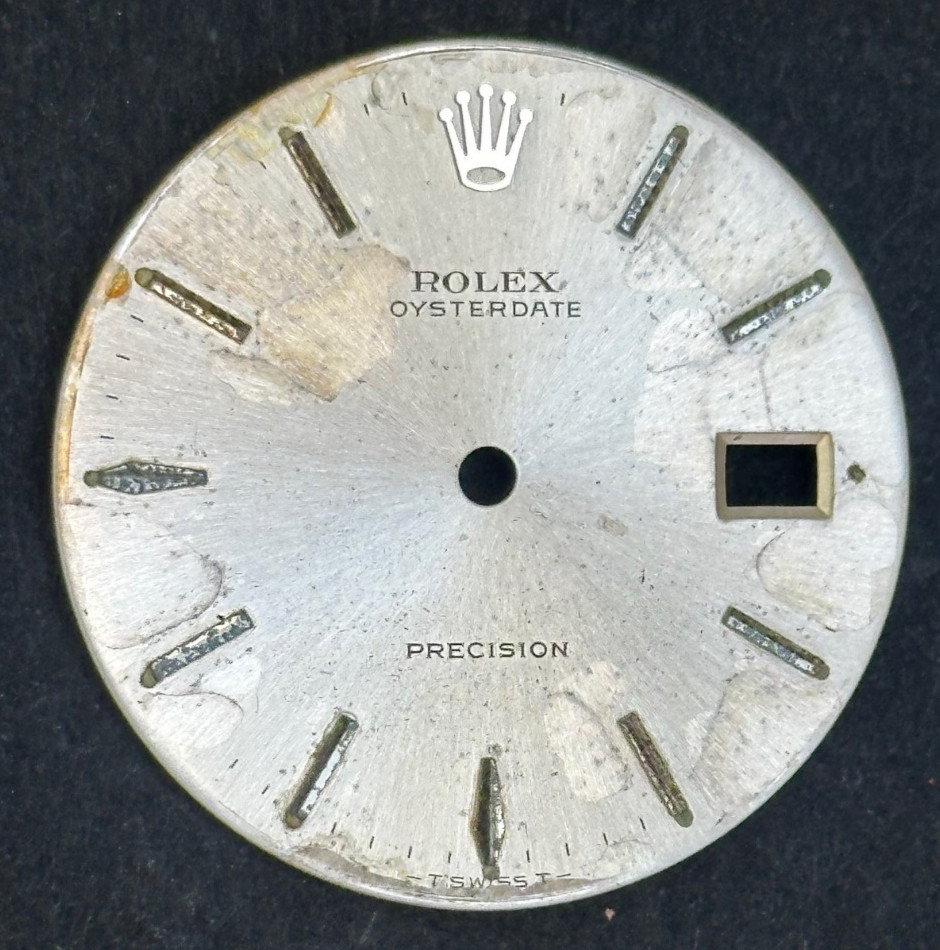 Vintage Rolex Oysterdate Precision Watch Dial For 6694