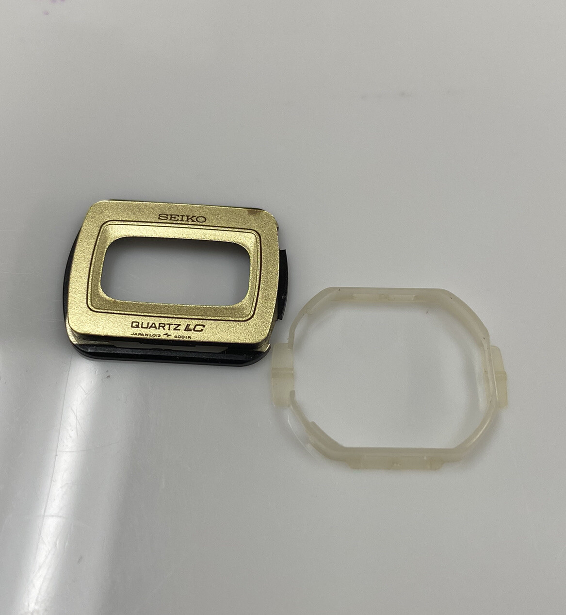 Vintage Seiko L012-4009 Ladies Digital Watch, Quartz LLC, Panel Cover w/ Gasket