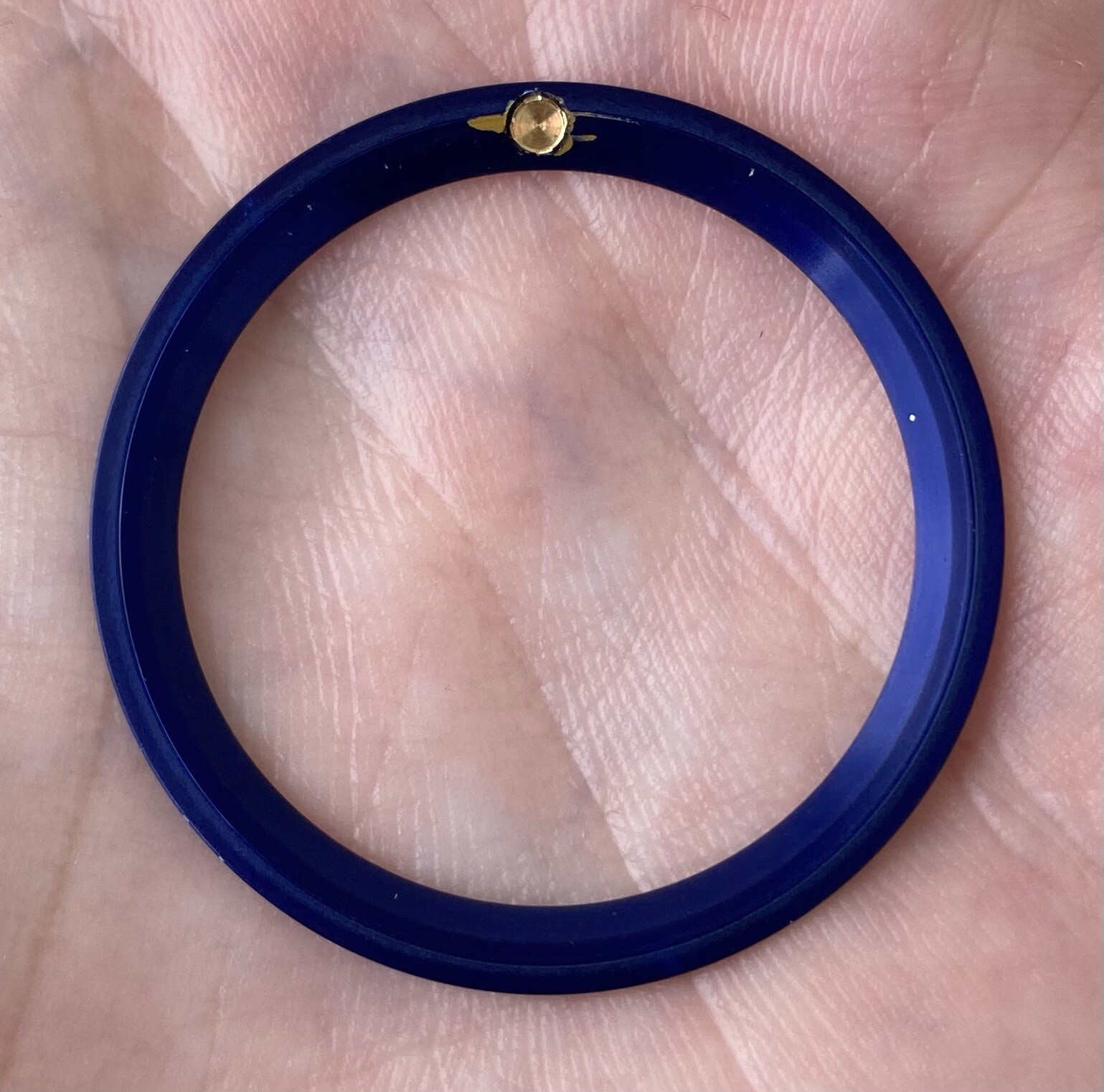 Authentic Rolex Submariner Date 16613 16803 16808 16818 Blue Watch Bezel Insert