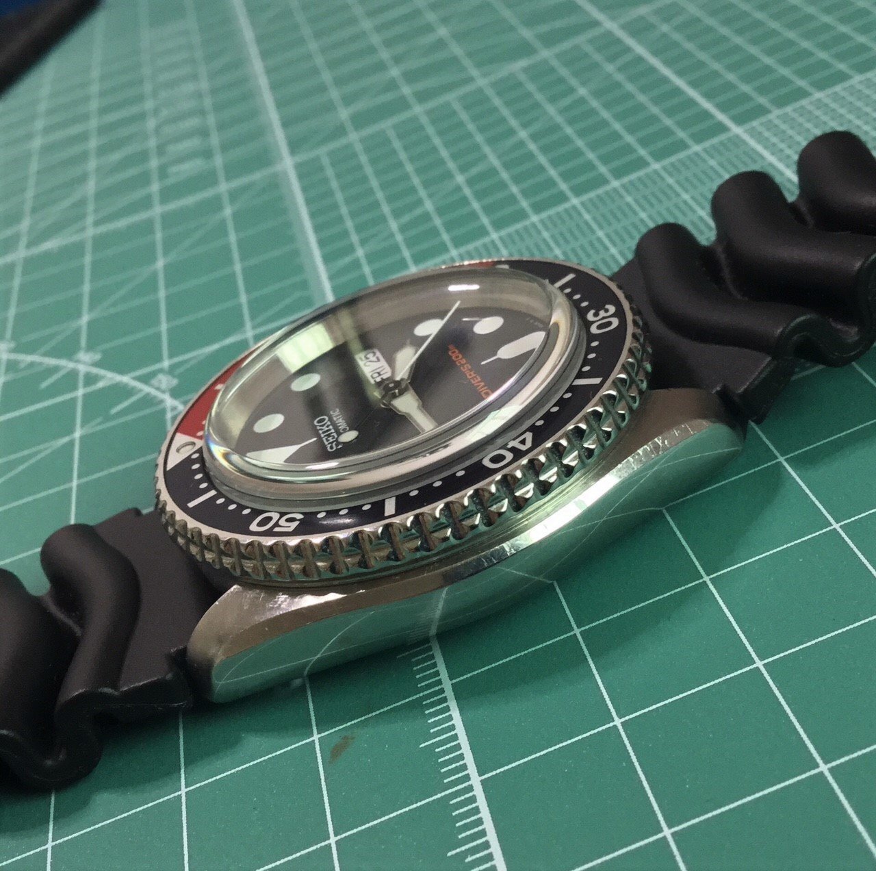 Watch Crystal Only for SKX007/SRPD Top Hat Sapphire Crystal – CT101