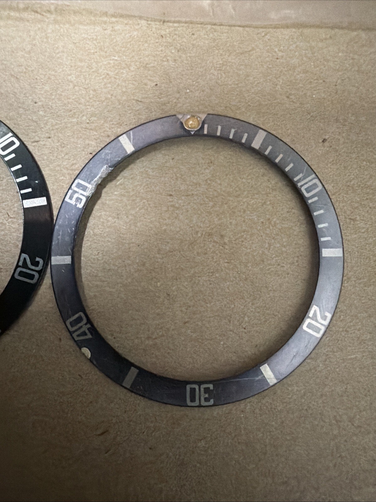 Rolex Submariner 5513 Bezels And Crystal Used, Faded Ghost