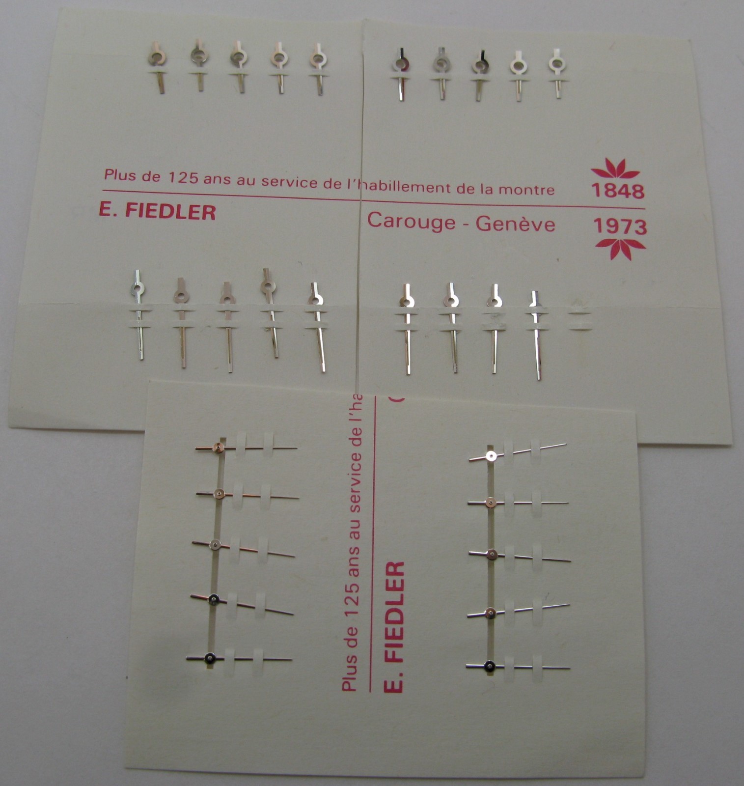 Rolex Watch 2135 part: genuine set of silver hand fit calibers 2130, 2030 & 2035