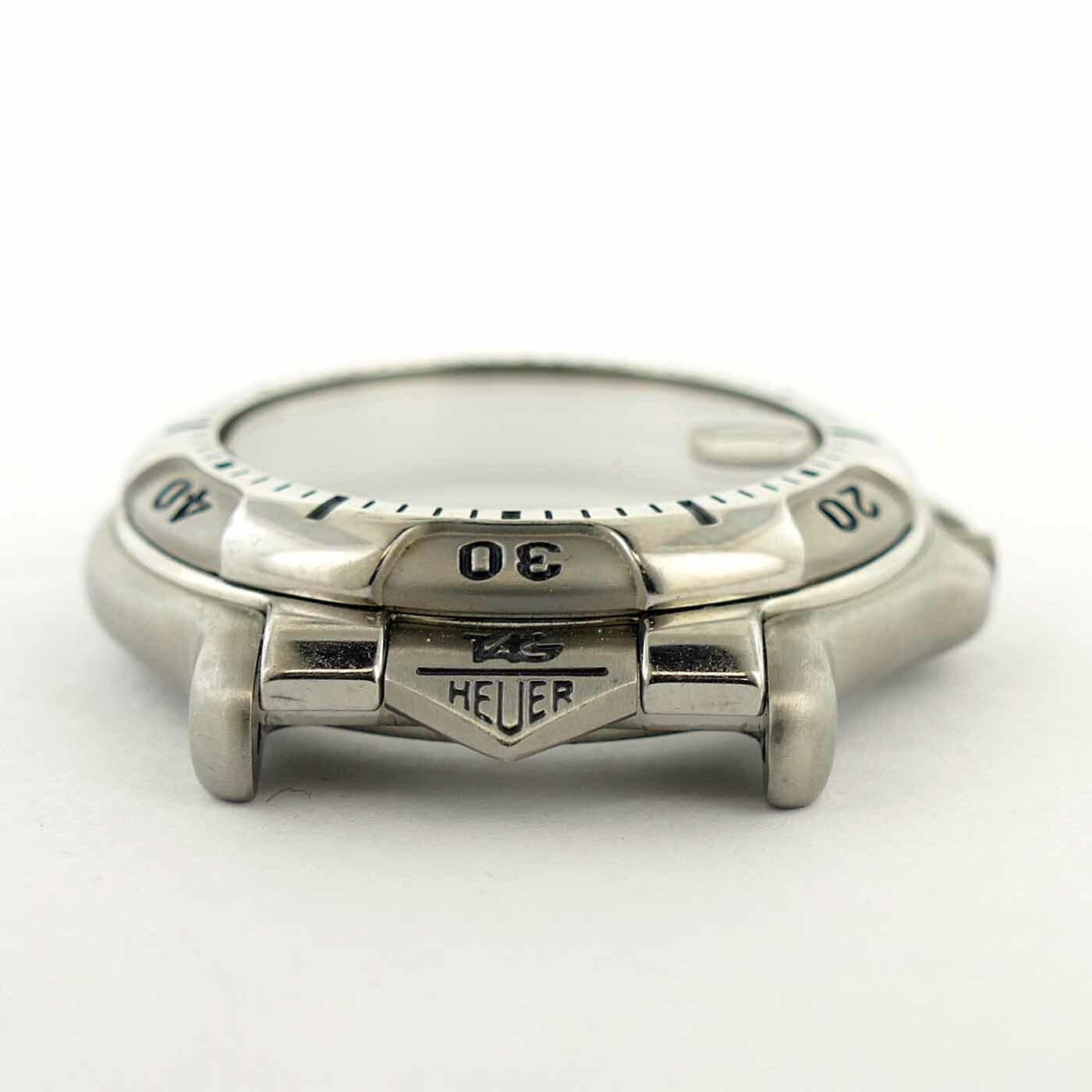 TAG HEUER 6000 SERIES MIDSIZE STAINLESS STEEL WATCH CASE FRAME FOR PARTS/REPAIRS
