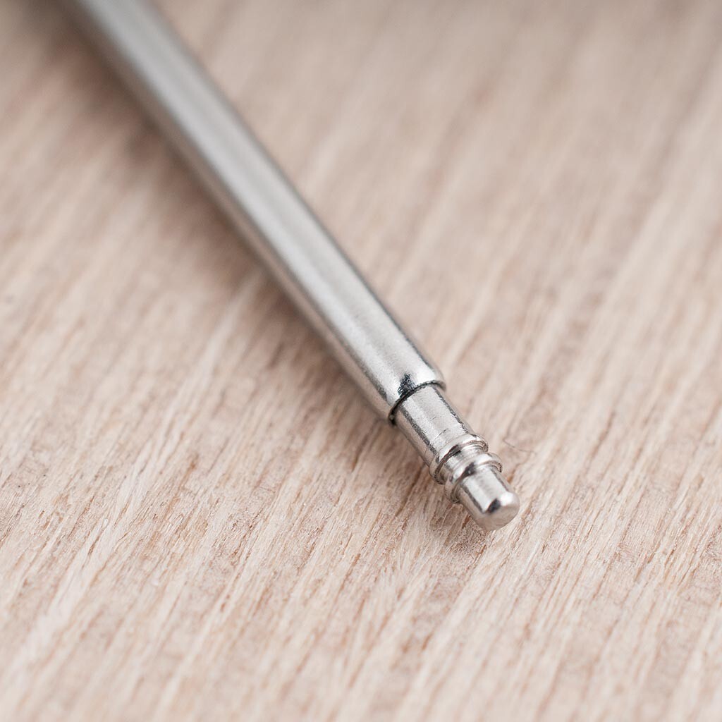 Thin Watch Spring Bars for Seiko Fat Lug Holes 1.1mm tips 1.8mm thick for straps