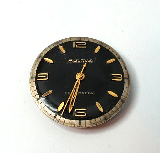 SWISS 1962 M2 BULOVA 11AFAC WRISTWATCH AUTOMATIC MOVEMENT 29MM BALANCE IS GOOD
