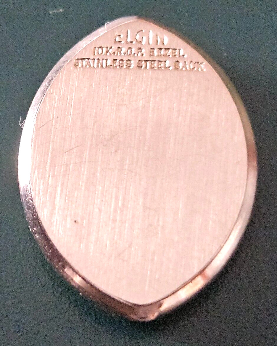 VINTAGE~ELGIN 21600~21J USA WATCH MOVEMENT (RUNNING) 104