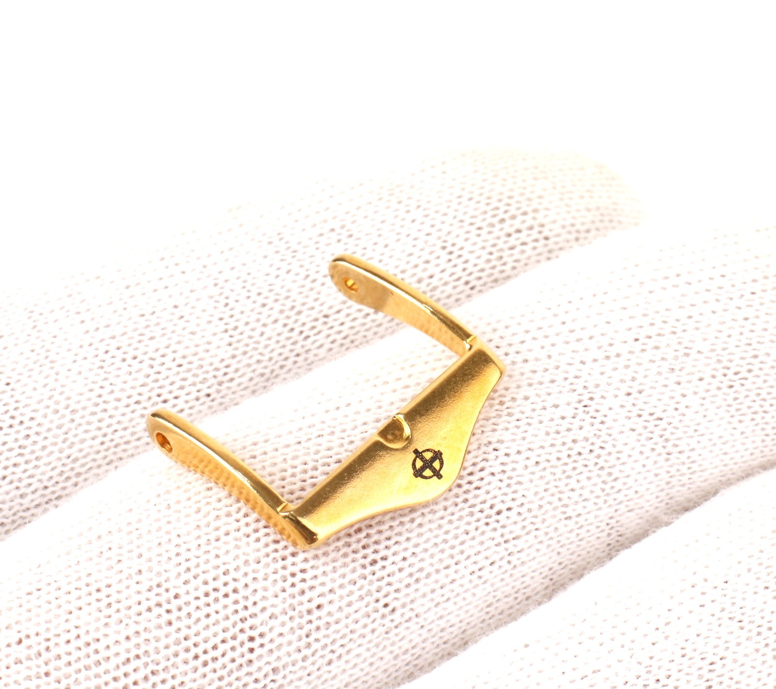 16mm ZODIAC Metal Watch Strap Band Buckle Gold-Tone SWISS🇨🇭MADE Vintage