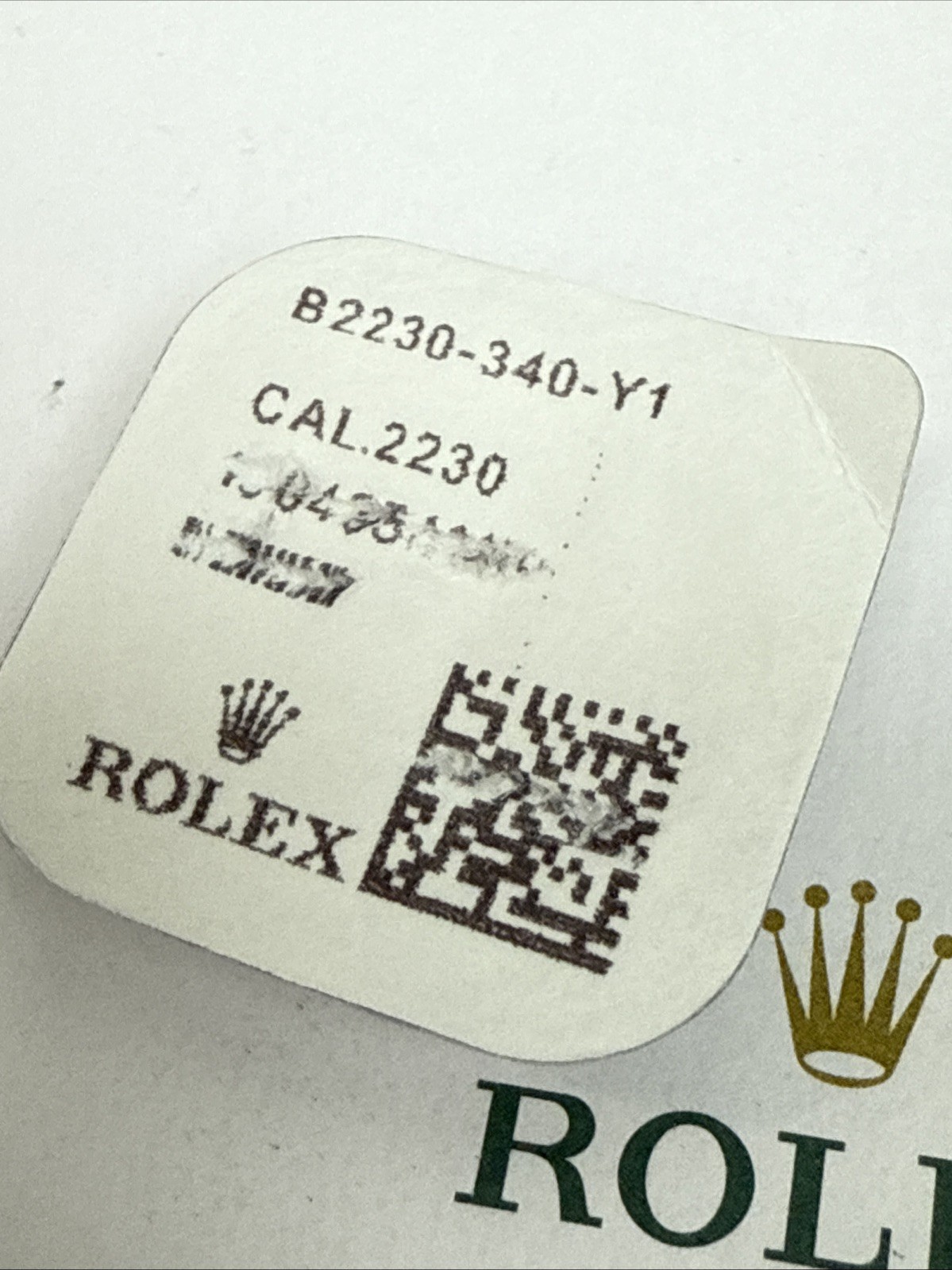 GENUINE Authentic Rolex 2230 2235 340 Third Wheel New Factory Sealed